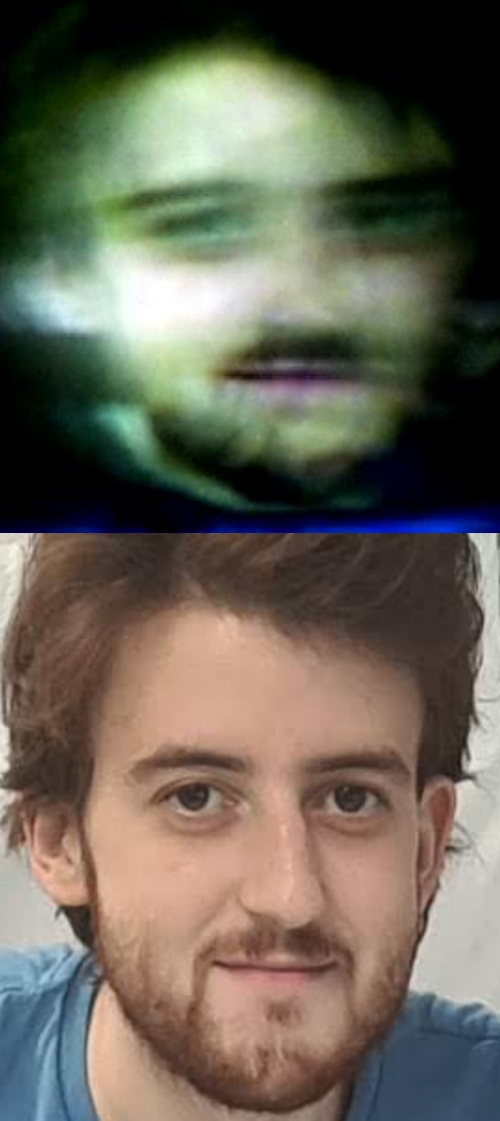 Compared to the original photo